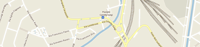 Mappa della impresa albergo rosengarten a PAVIA