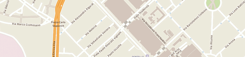 Mappa della impresa ristorante al baitone a MILANO