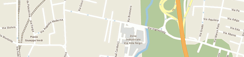 Mappa della impresa vismara flli snc di vismara giuseppe e c a SEVESO