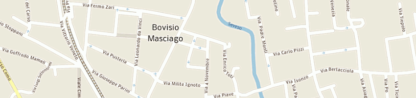 Mappa della impresa vanosi alberto a BOVISIO MASCIAGO