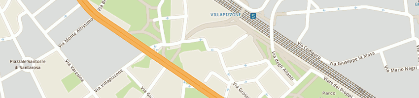 Mappa della impresa verzeri sas a MILANO