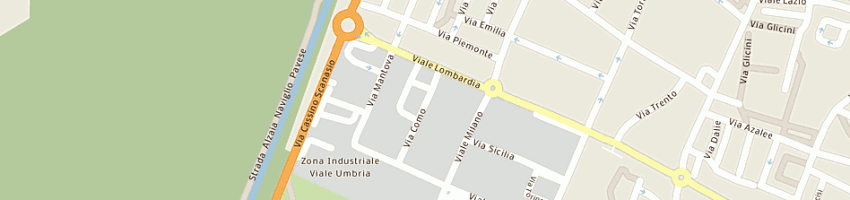 Mappa della impresa rc luce (srl) a ROZZANO