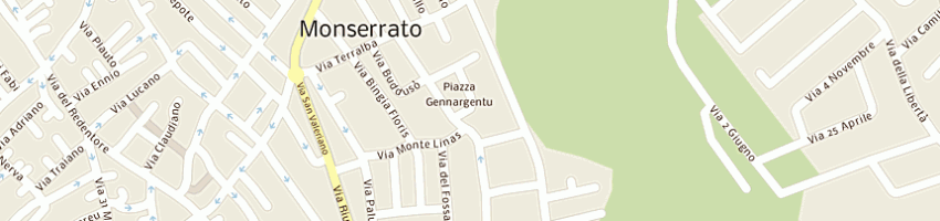 Mappa della impresa marini italo a MONSERRATO