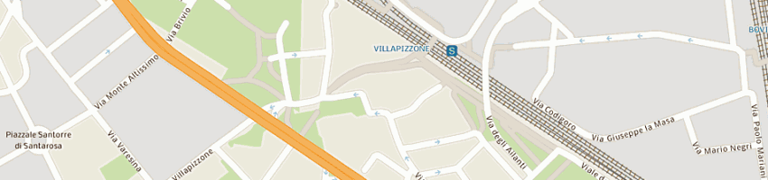 Mappa della impresa chiesa parr s martino a MILANO