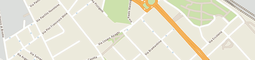 Mappa della impresa immobiliare senesi di corrado senesi e c snc a MILANO