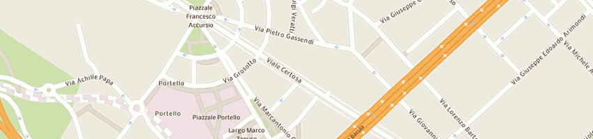 Mappa della impresa giaz ferruccio a MILANO