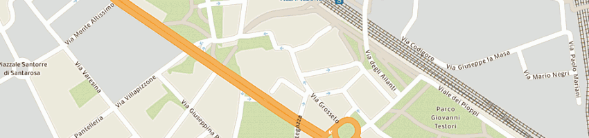 Mappa della impresa urrai riccardo a MILANO