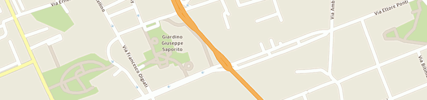 Mappa della impresa cp di colla rosa anna e c sas a MILANO