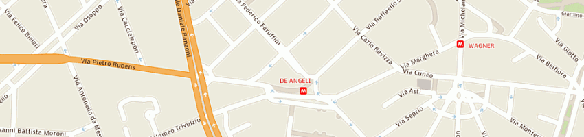 Mappa della impresa saibeni fiorino a MILANO