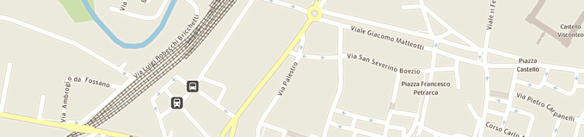 Mappa della impresa nuova immagine di parisi a PAVIA