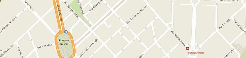 Mappa della impresa sintonia di truoccolo patrizia truoccolo santa e zara monica snc a MILANO