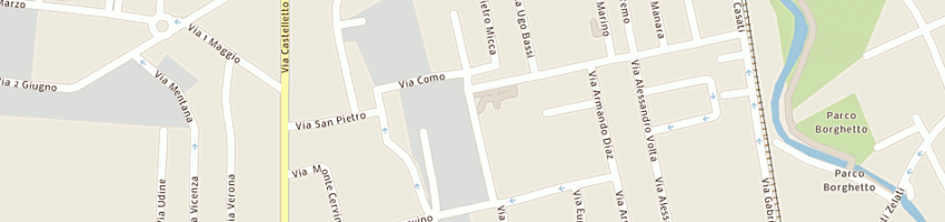 Mappa della impresa edil minotti snc di minotti corrado e c a PADERNO DUGNANO