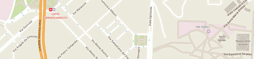 Mappa della impresa serind sas di gianfranco barberi e c a MILANO