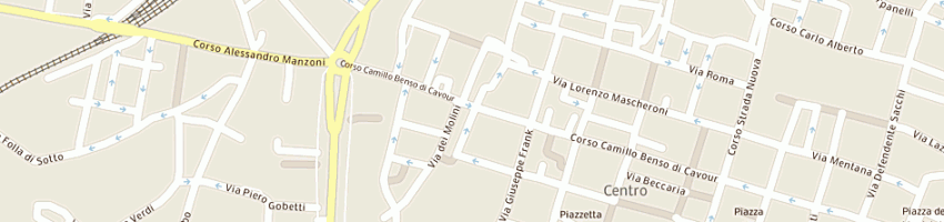 Mappa della impresa almo srl a PAVIA