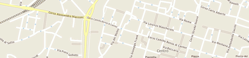 Mappa della impresa daniela gandini sas a PAVIA
