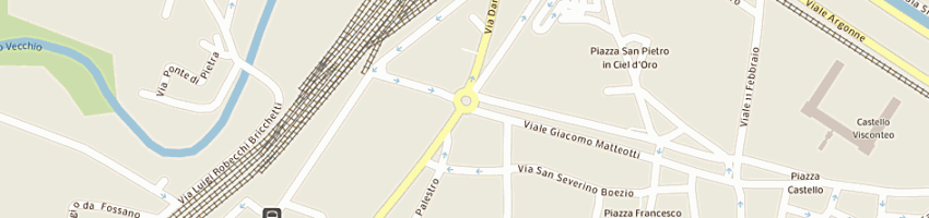 Mappa della impresa studio cinque di giovanetti luigi e c - sas a PAVIA