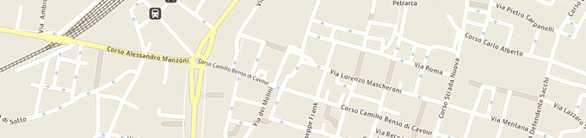 Mappa della impresa cristiani contardo a PAVIA