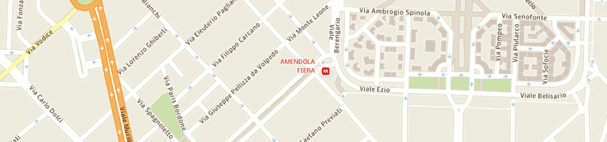 Mappa della impresa esselunga (spa) a MILANO