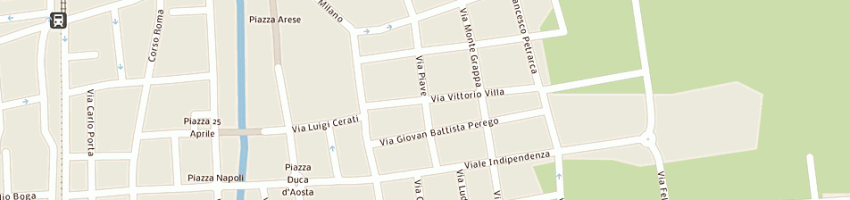 Mappa della impresa motta paolo a CESANO MADERNO