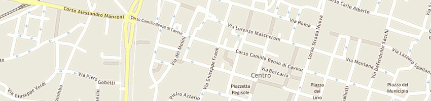 Mappa della impresa associazione promoart pavia a PAVIA
