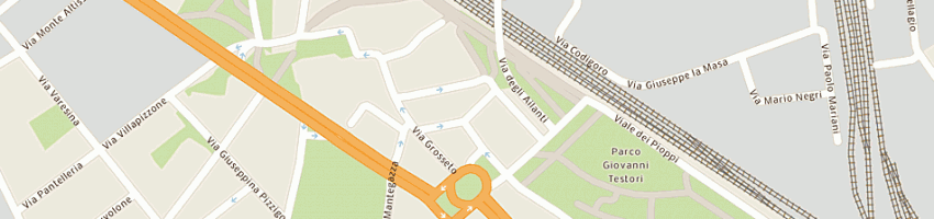 Mappa della impresa bironis a MILANO