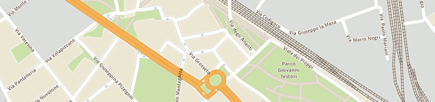 Mappa della impresa autofficina gibiso salvatore a MILANO