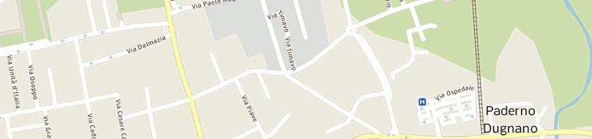 Mappa della impresa novati flavio a PADERNO DUGNANO