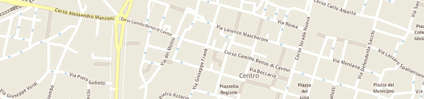 Mappa della impresa bottega verde srl a PAVIA