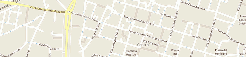 Mappa della impresa morgan di lecce gino a PAVIA