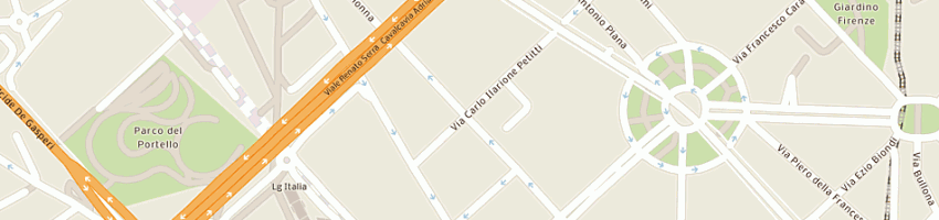 Mappa della impresa agenzia pippo di de luca salvatore mauro e de luca leonardo e c a MILANO