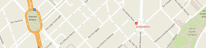 Mappa della impresa pessina costruzioni spa a MILANO