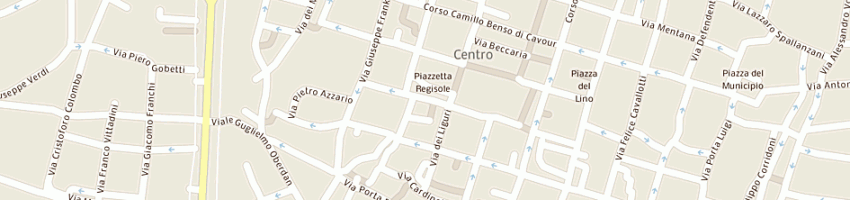 Mappa della impresa lavanderia tintoria due-in di calza patrizia a PAVIA