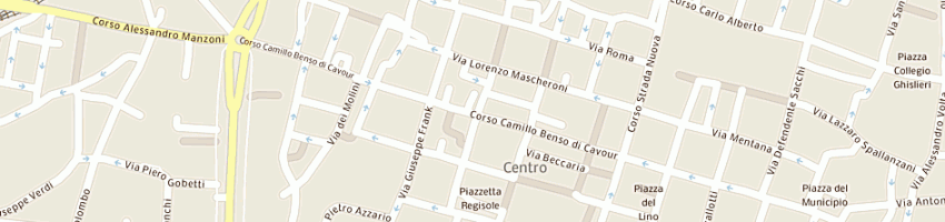 Mappa della impresa bluvacanze a PAVIA