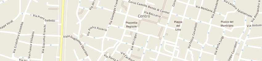Mappa della impresa la bottega artigiana a PAVIA