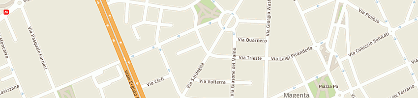 Mappa della impresa de ritis annamaria a MILANO