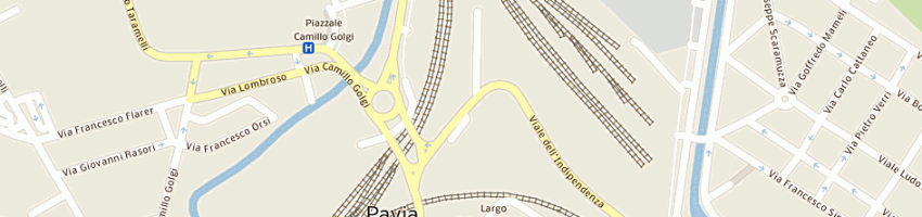 Mappa della impresa milia gianfranco a PAVIA