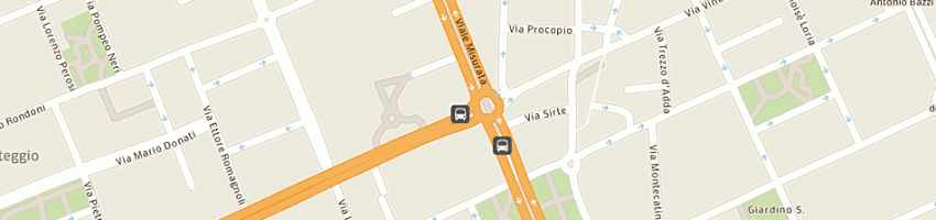 Mappa della impresa framafurs sas di fragano mario e c a MILANO