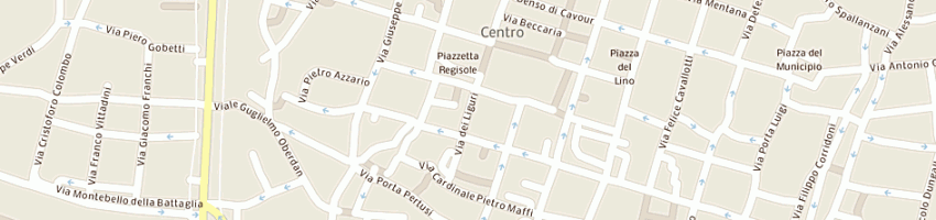 Mappa della impresa copisteria vecchia pavia di crivelli ferdinanda a PAVIA