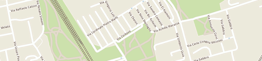 Mappa della impresa punto vetro alluminio snc di tognoli fabrizio danilo e tognoli giorgio a MILANO