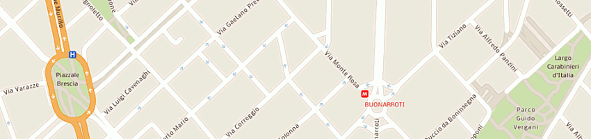 Mappa della impresa formevet spa a MILANO