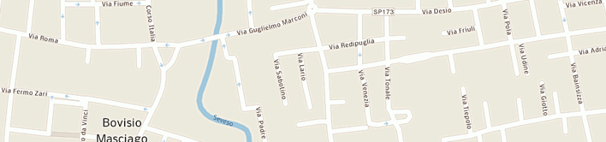Mappa della impresa mauri luigi carlo a BOVISIO MASCIAGO