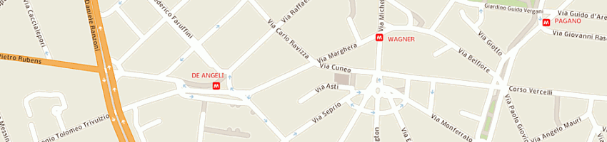 Mappa della impresa pharmacare srl a MILANO
