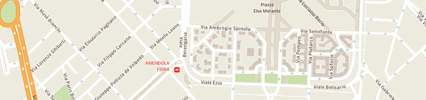 Mappa della impresa v e b di brambilla renato e c sas a MILANO