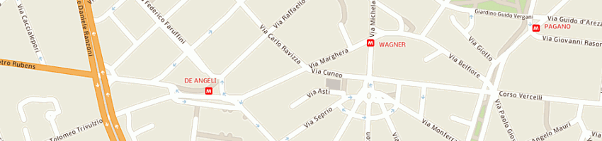 Mappa della impresa pipitone franco a MILANO