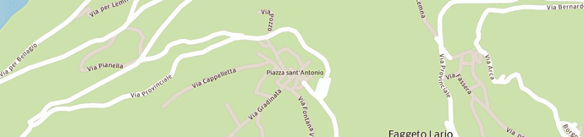 Mappa della impresa trattoria pesenti a FAGGETO LARIO