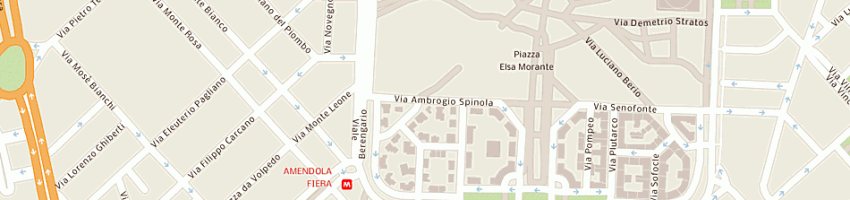 Mappa della impresa mobilificio 3g snc a MILANO