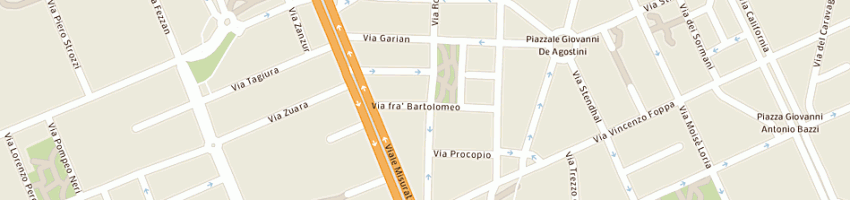 Mappa della impresa merlin alessandro a MILANO