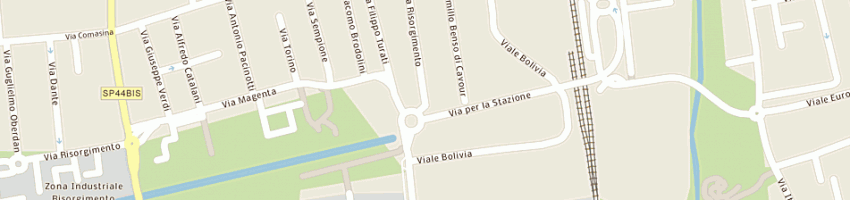 Mappa della impresa passoni filippo e figlio a PADERNO DUGNANO