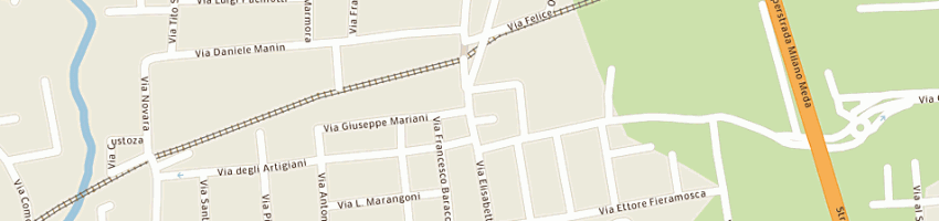 Mappa della impresa mm electronics di merlo sergio m a CESANO MADERNO