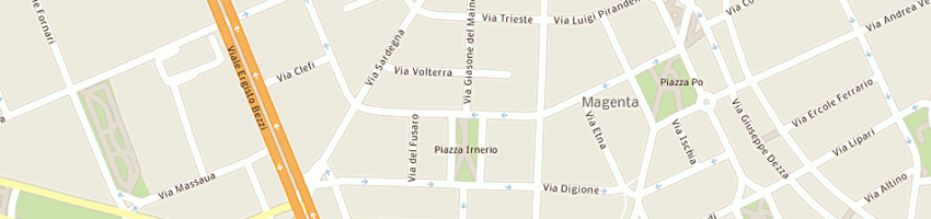 Mappa della impresa pio istituto sordomuti a MILANO